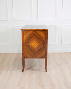 Italian 18th Century Directoire Walnut Chest of Drawers