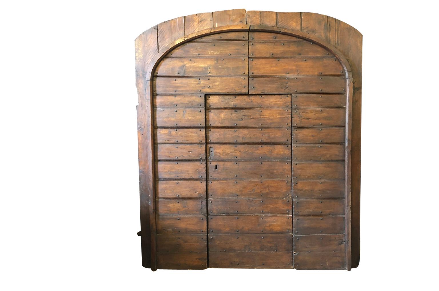 Italian 18th Century Entry Doors In Good Condition For Sale In Atlanta, GA