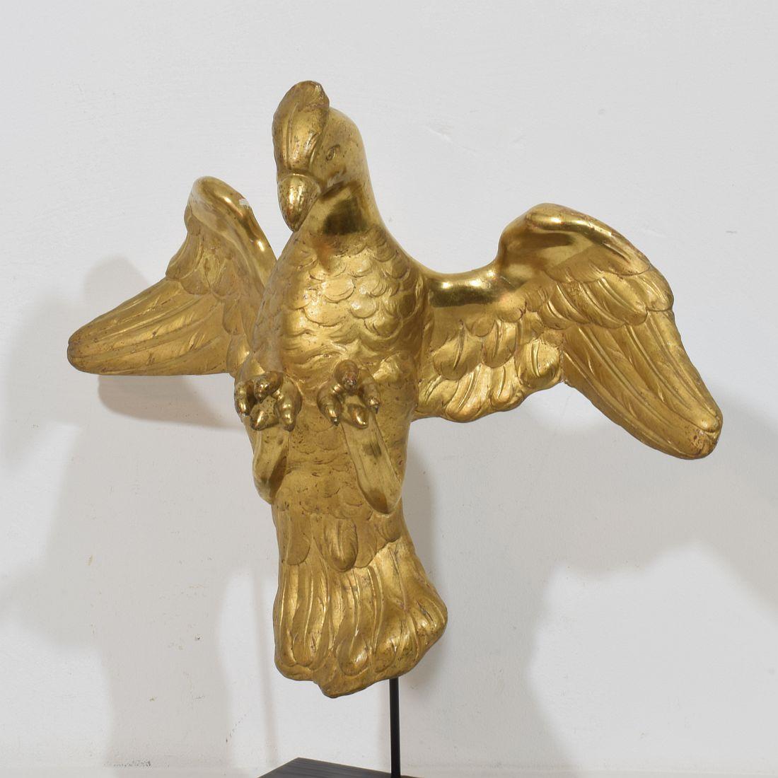 Italian 18th Century Gilded Paper Mache Dove/ Holy Spirit For Sale 5