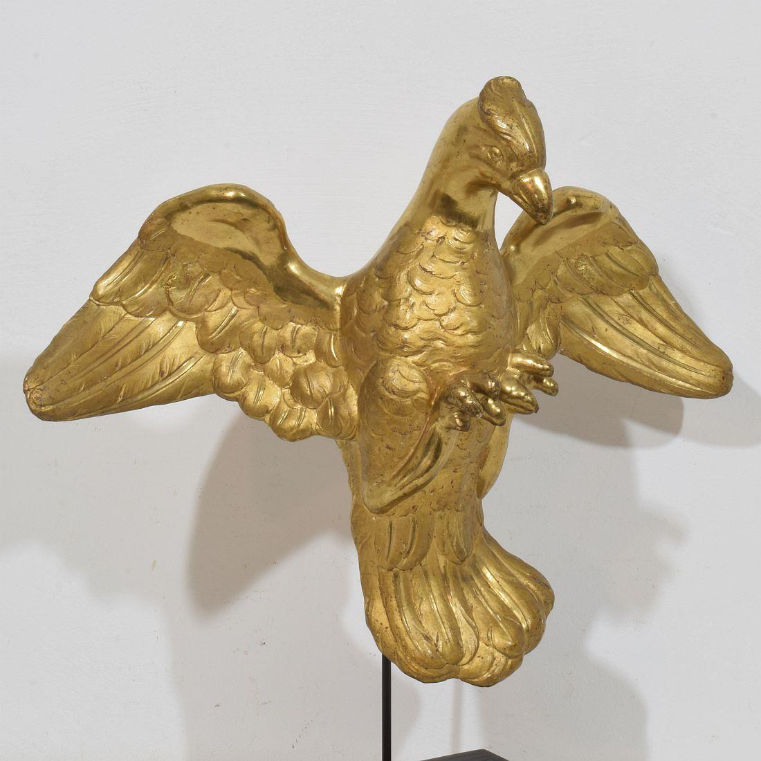 Italian 18th Century Gilded Paper Mache Dove/ Holy Spirit For Sale 6