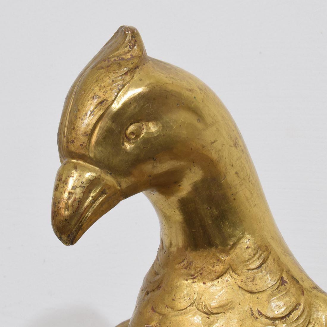Italian 18th Century Gilded Paper Mache Dove/ Holy Spirit For Sale 9
