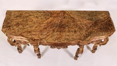 Italian 18th Century Giltwood Console Table