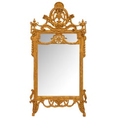 Italian 18th Century Giltwood Mirror