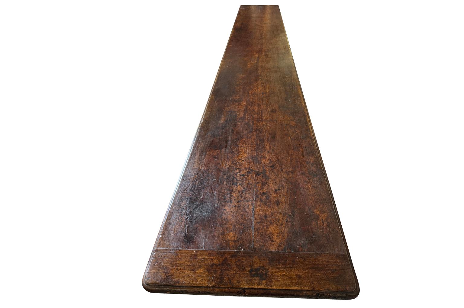Italian 18th Century Grand Scale Console Table For Sale 8