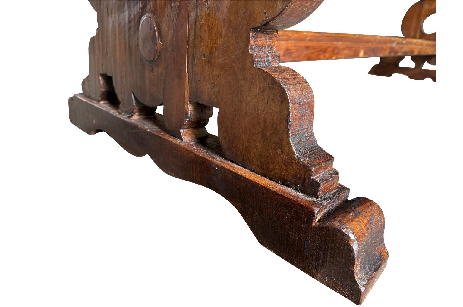 Italian 18th Century Grand Scale Console Table For Sale 3