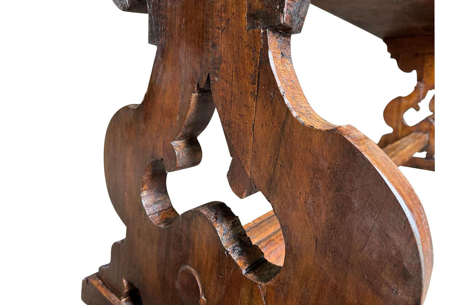 Italian 18th Century Grand Scale Console Table For Sale 4