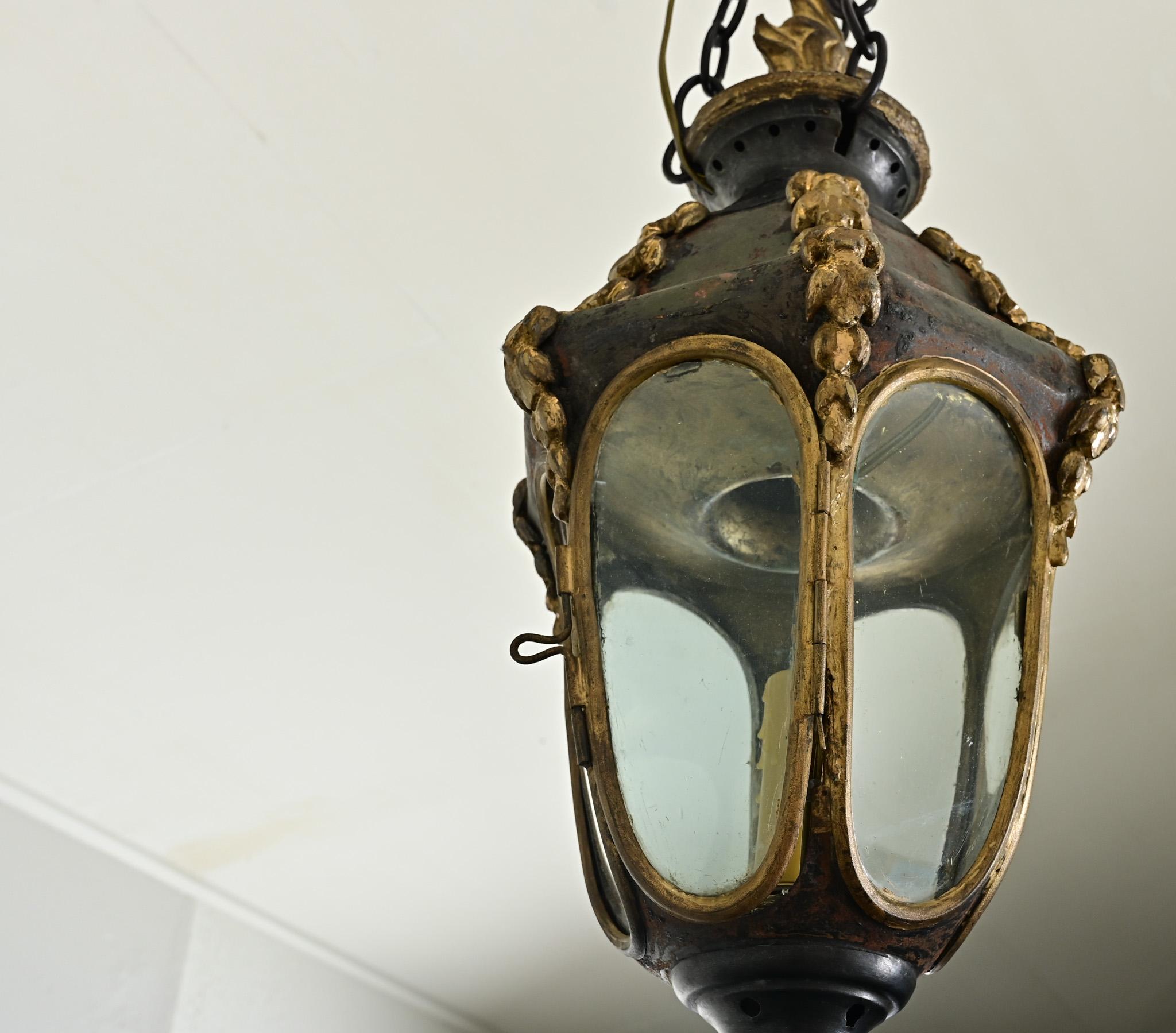 Farol colgante italiano del siglo XVIII en venta 4