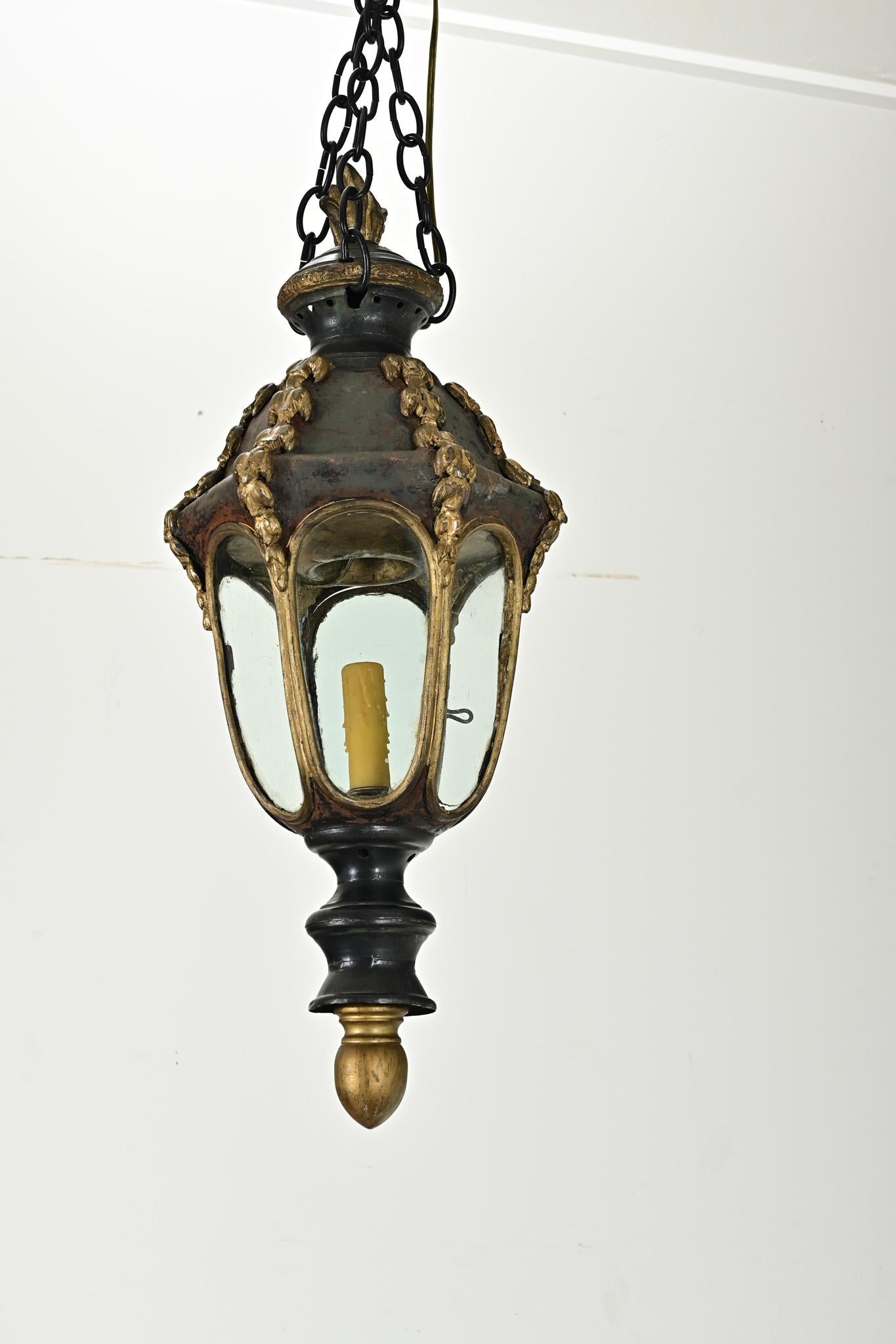Farol colgante italiano del siglo XVIII Rococó en venta