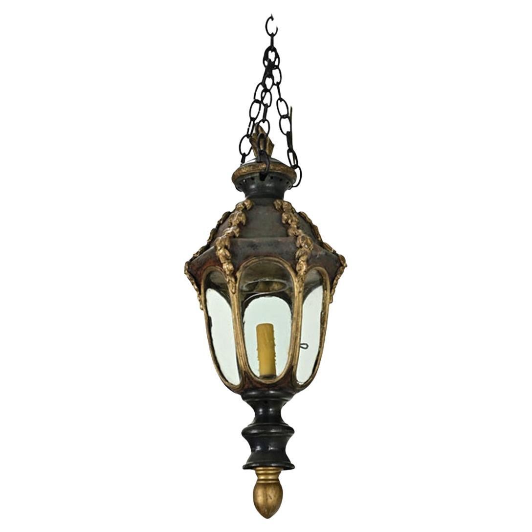 Farol colgante italiano del siglo XVIII