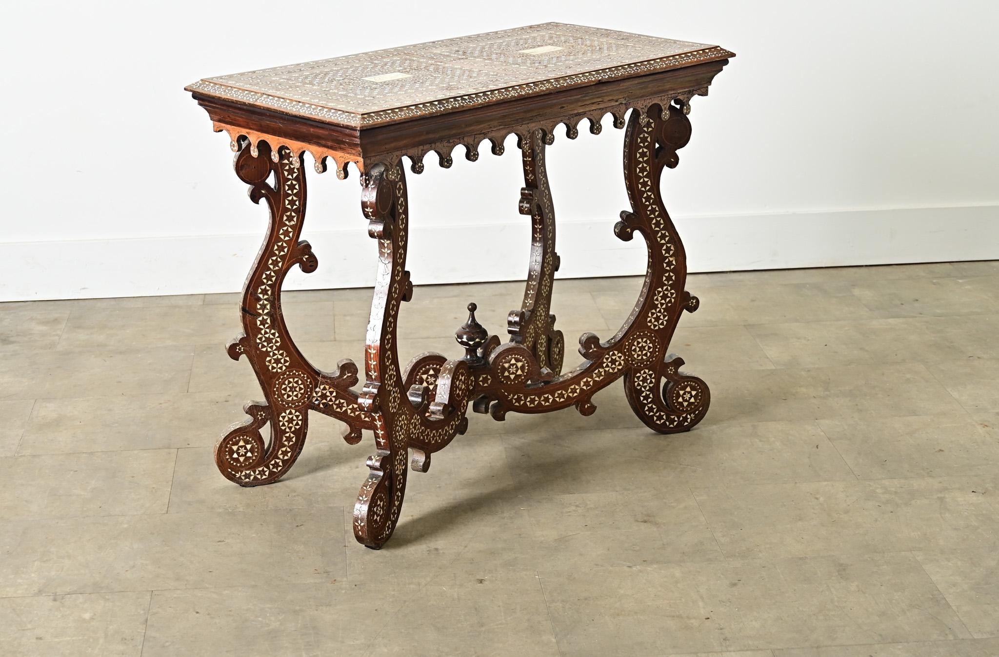 Italian 18th Century Inlay Console Table For Sale 10