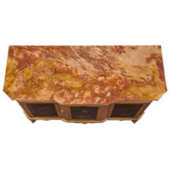 Italian 18th Century Japanese Lacquer and Lace Wood Veneer Cabinet