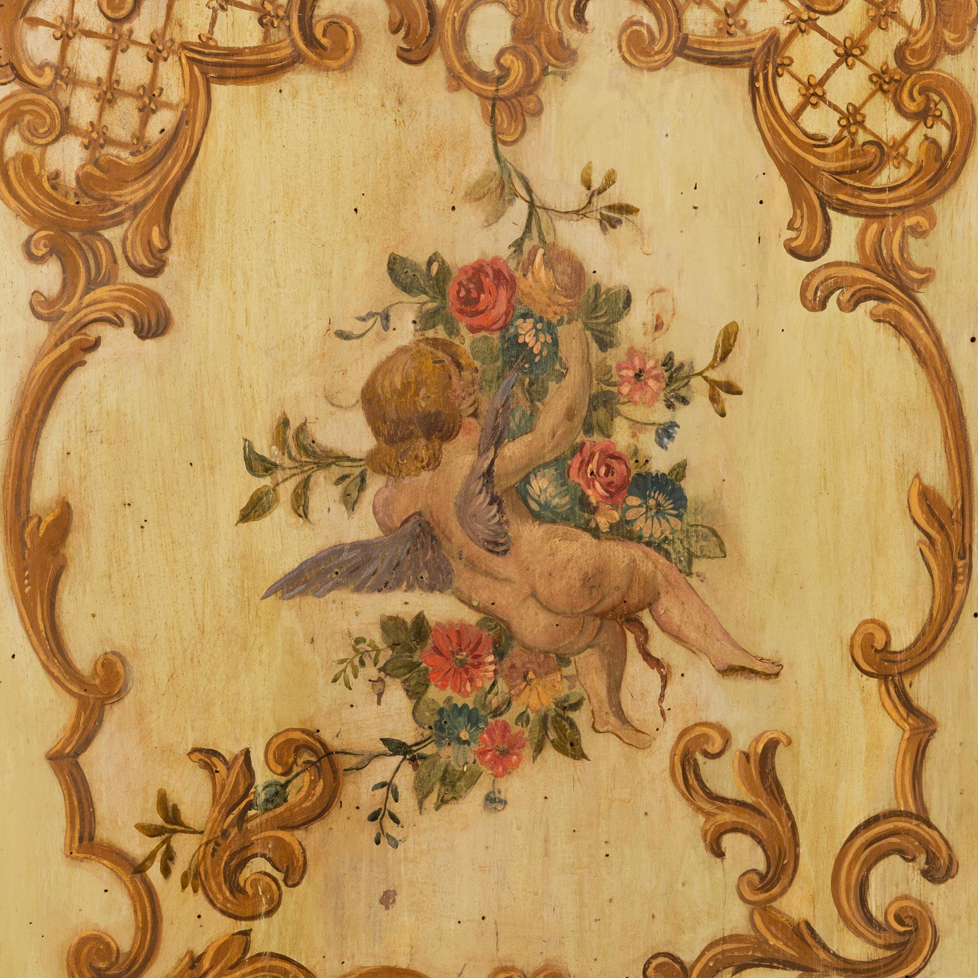Italienische Truhe aus Giltwood, Ormolu und patiniertem Holz aus dem 18. Jahrhundert im Stil von Louis XV im Angebot 5