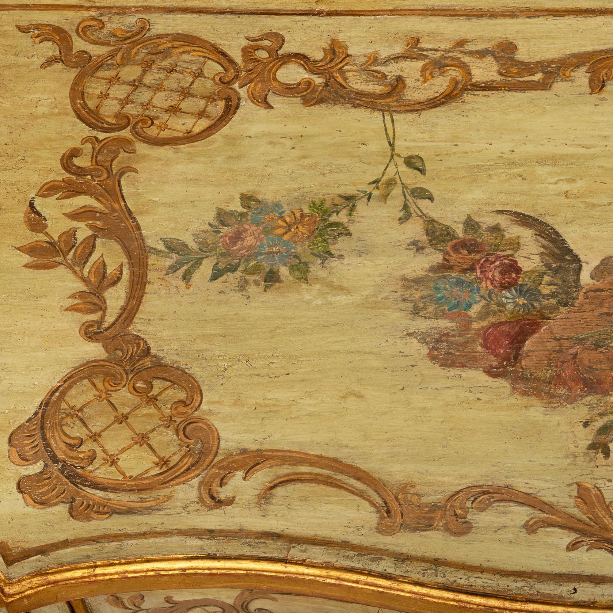 Italian 18th century Louis XV period Giltwood, Ormolu and patinated wood chest For Sale 3