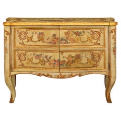 Italian 18th century Louis XV period Giltwood, Ormolu and patinated wood chest