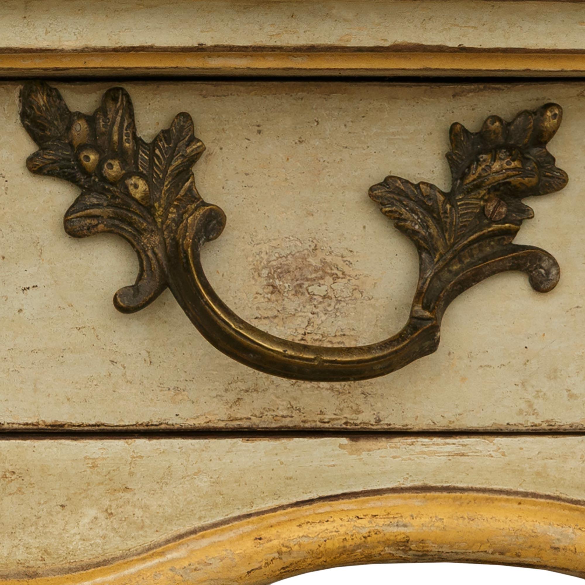 Italian 18th century Louis XV Period patinated Wood and Scagliola table/desk For Sale 4