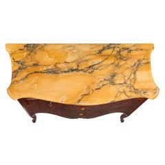 Italian 18th Century Louis XV Period Rosewood and Maplewood Chest