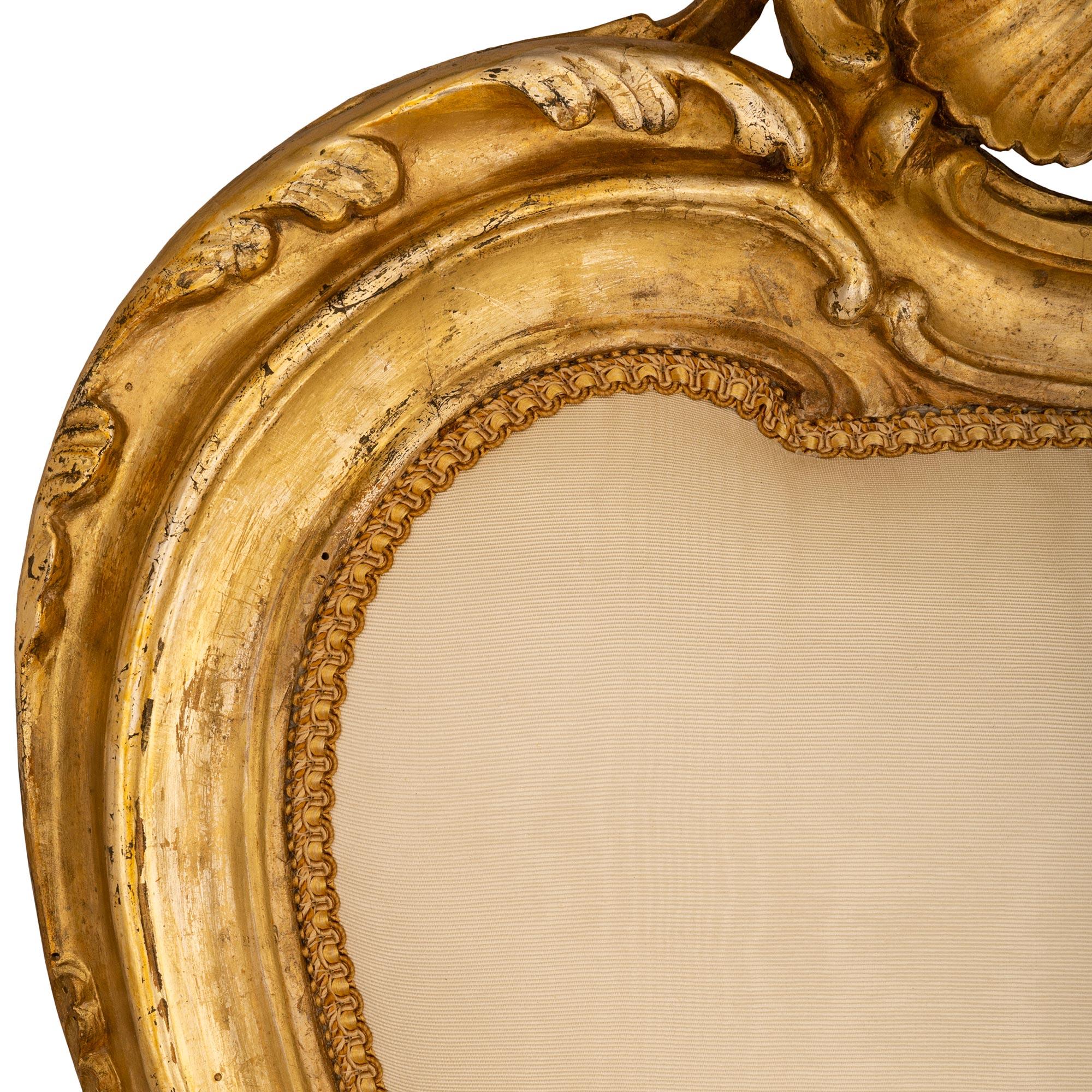 Fauteuil italien Louis XV St. Mecca du 18ème siècle, de Naples en vente 1