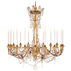 Italian 18th Century Louis XVI Period Chandelier from Turin