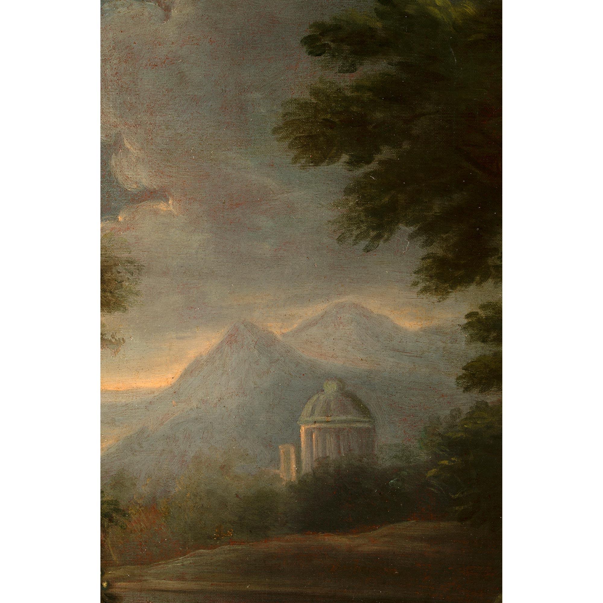 Peinture à l'huile sur toile d'une nature morte italienne d'époque Louis XVI du 18ème siècle en vente 1