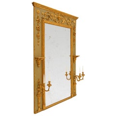 Italian 18th Century Louis XVI Period Patinated Trumeau