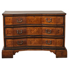 Italian 18th Century Marquetry Inlaid Chest of Drawers