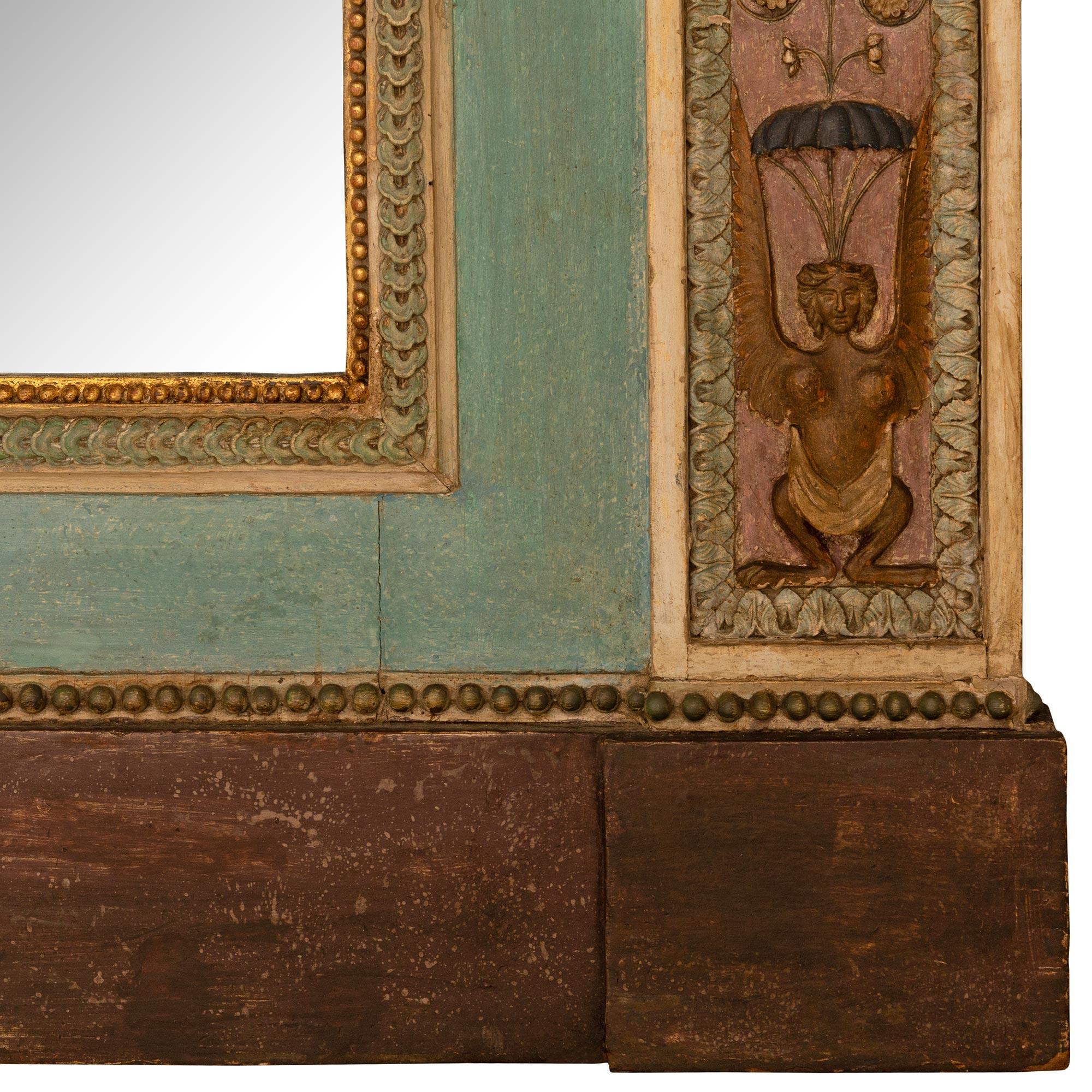 Miroir Trumeau milanais du 18ème siècle en vente 5