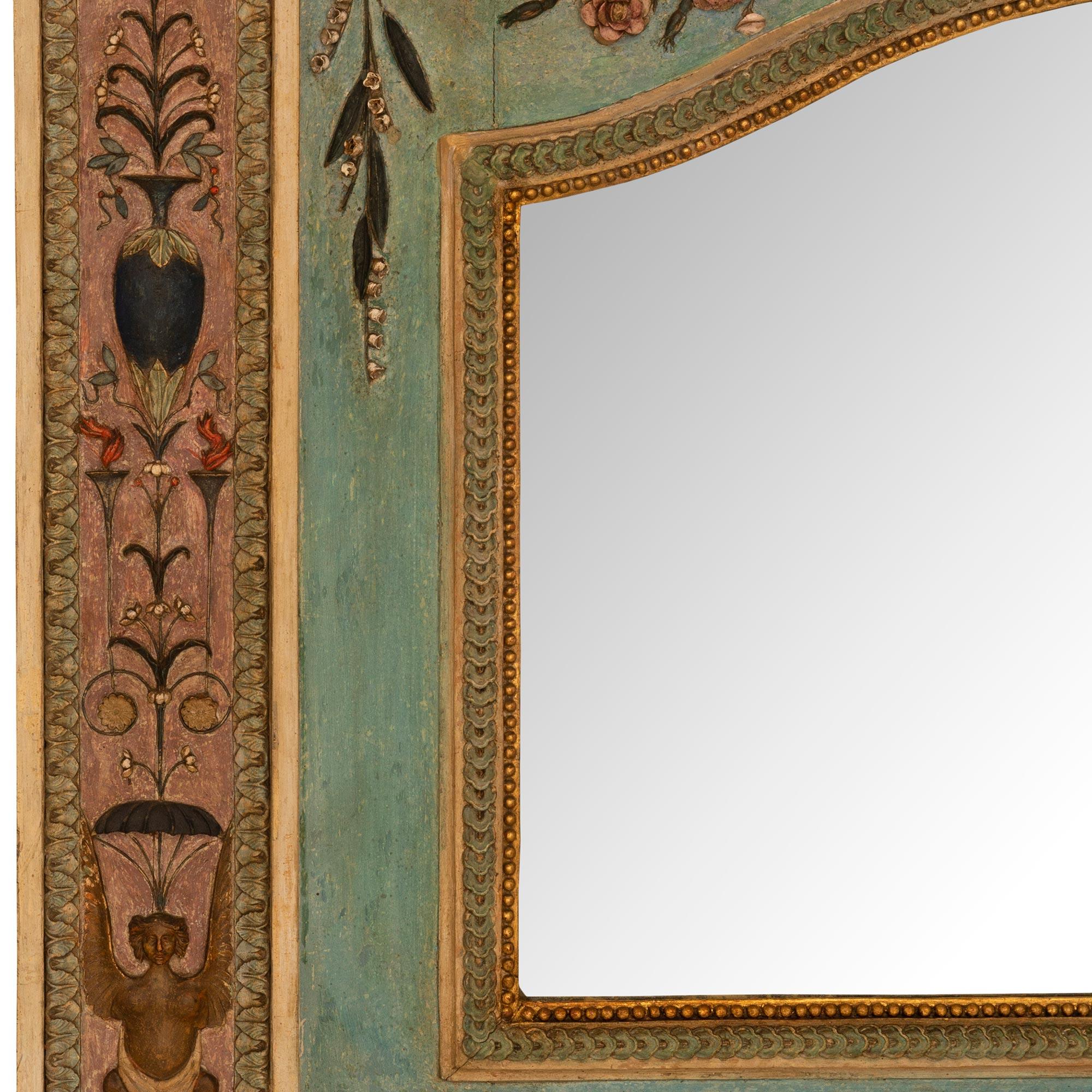 Miroir Trumeau milanais du 18ème siècle en vente 4
