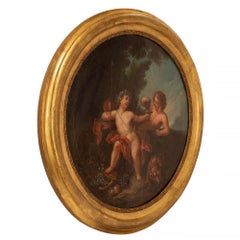 Italian 18th Century Neo-Classical Oil on Canvas Painting