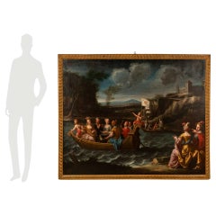 Italian 18th Century Oil on Canvas from the Piedmont Region