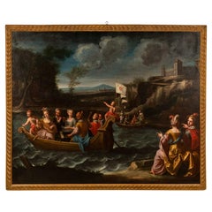 Italian 18th Century Oil on Canvas from the Piedmont Region