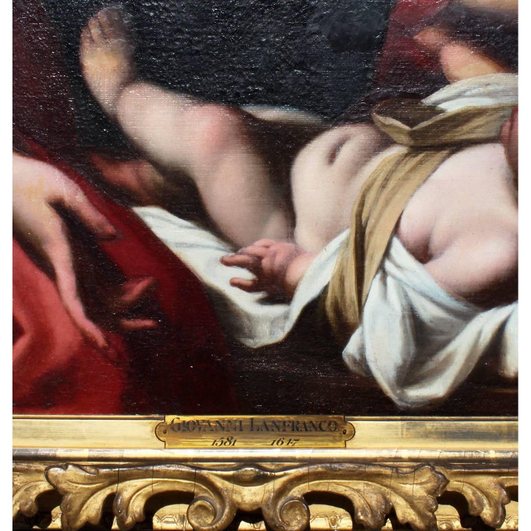 Italian 18th Century Oil on Canvas 