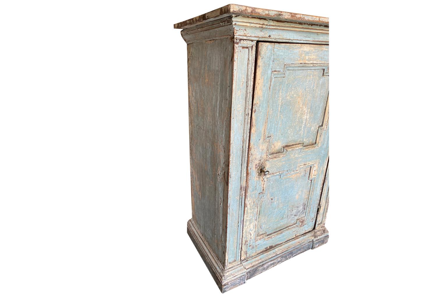 Italian 18th Century Painted Cabinet For Sale 6