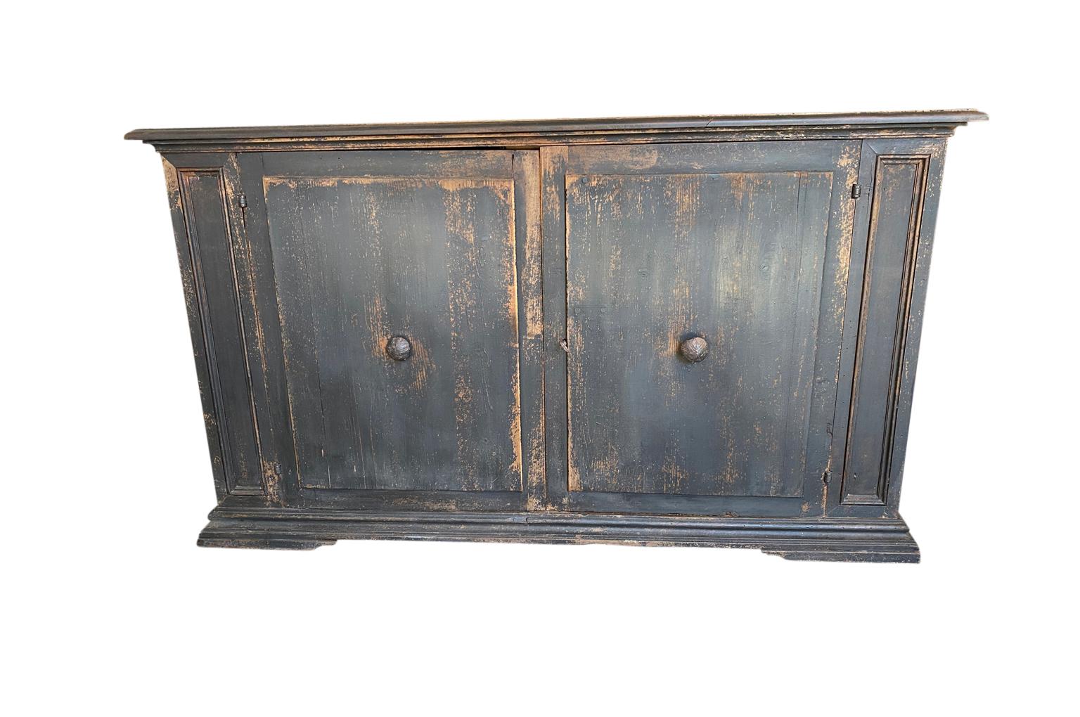 18th Century and Earlier Italian 18th Century Painted Credenza