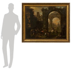 Italian 18th century Painting of the Road to Calvary