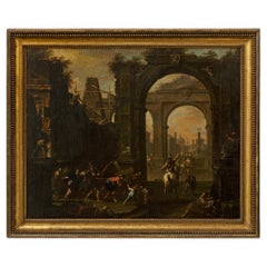 Italian 18th century Painting of the Road to Calvary