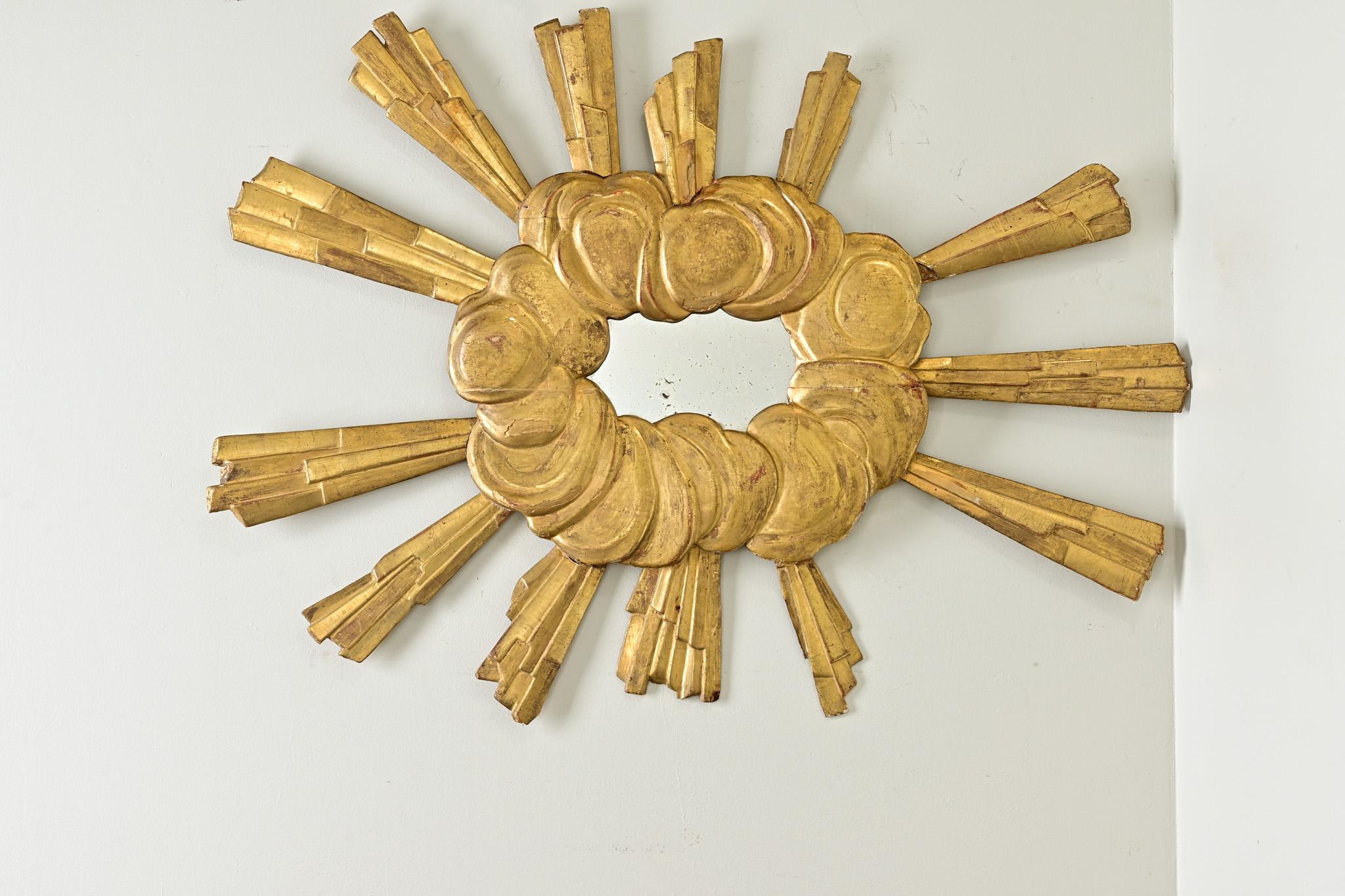 Other Italian 18th Century Religious Gilt Mirror