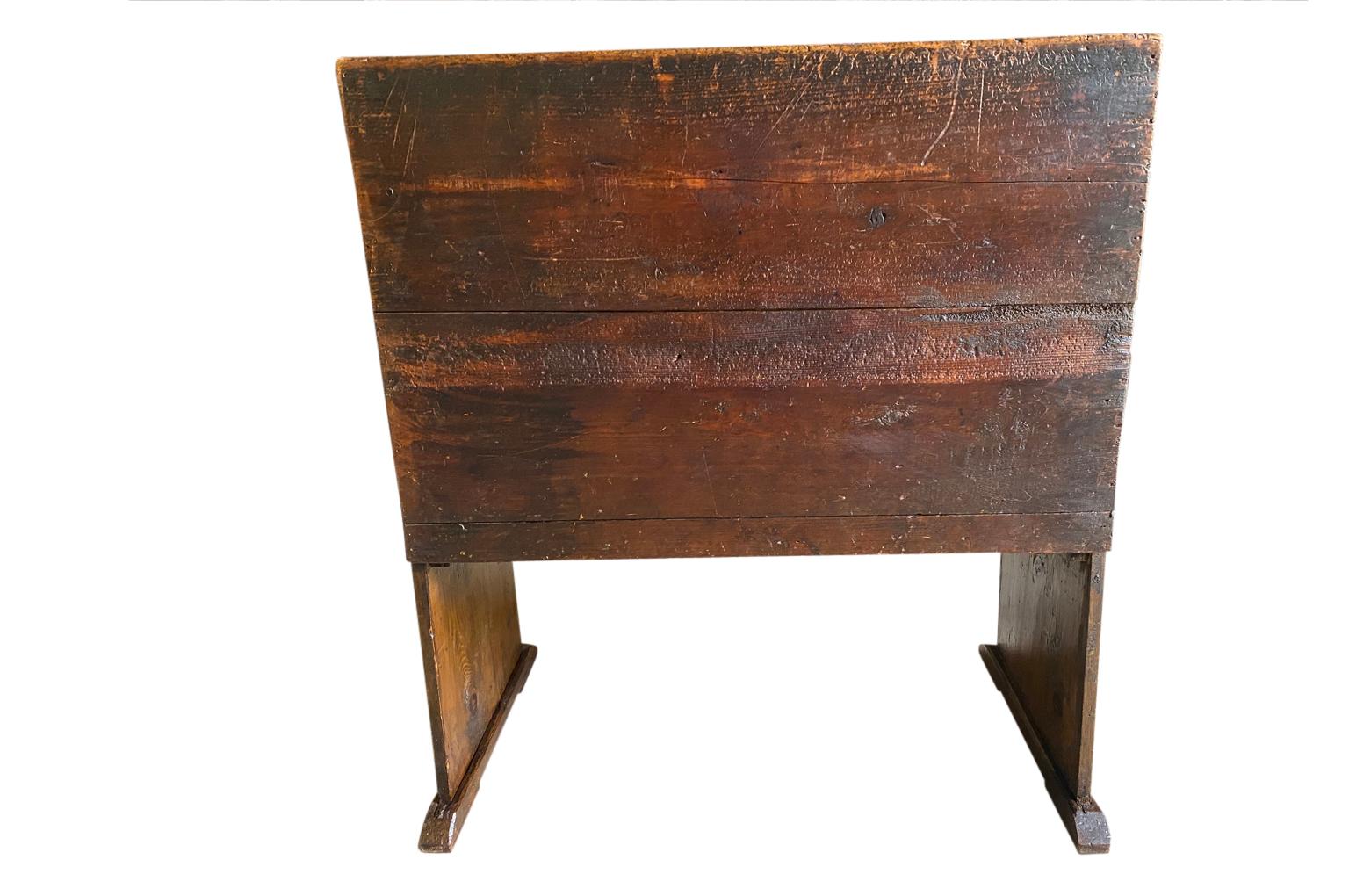 Italian 18th Century Rustic Bench For Sale 9