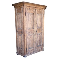 Italian 18th Century Scantonata Armoire