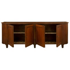 Italian 18th Century Solid Walnut Country Buffet from Tuscany