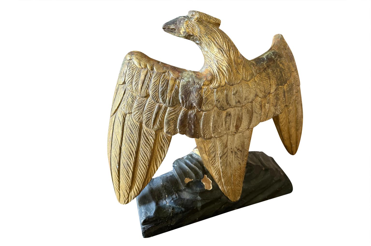 XVIIIe siècle et antérieur Statue d'aigle italienne du 18ème siècle en vente