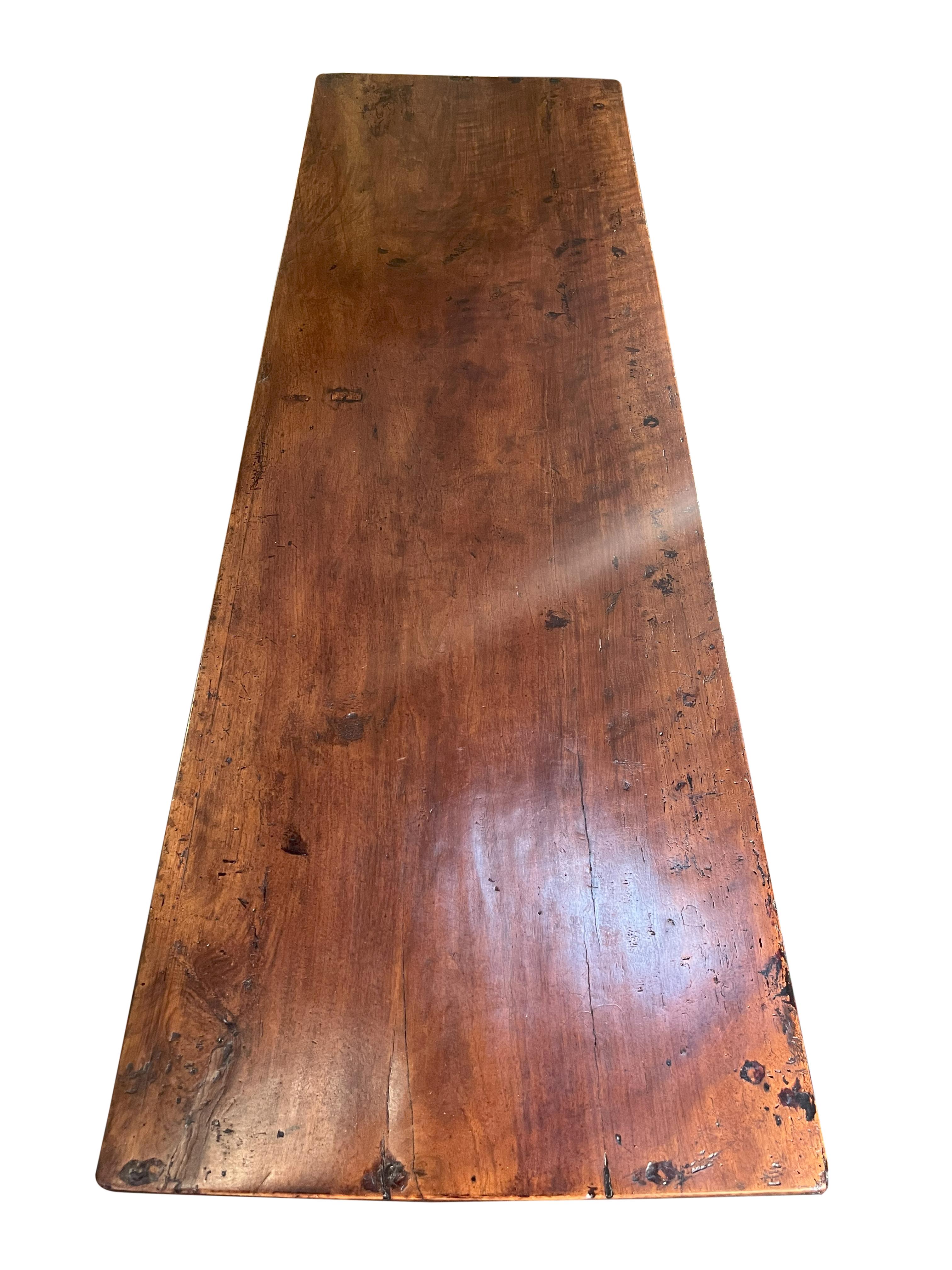 Italian 18th Century Tuscan Fratino Table with Lyre legs. 10