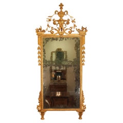 Italian 18th Century Tuscan Giltwood Mirror