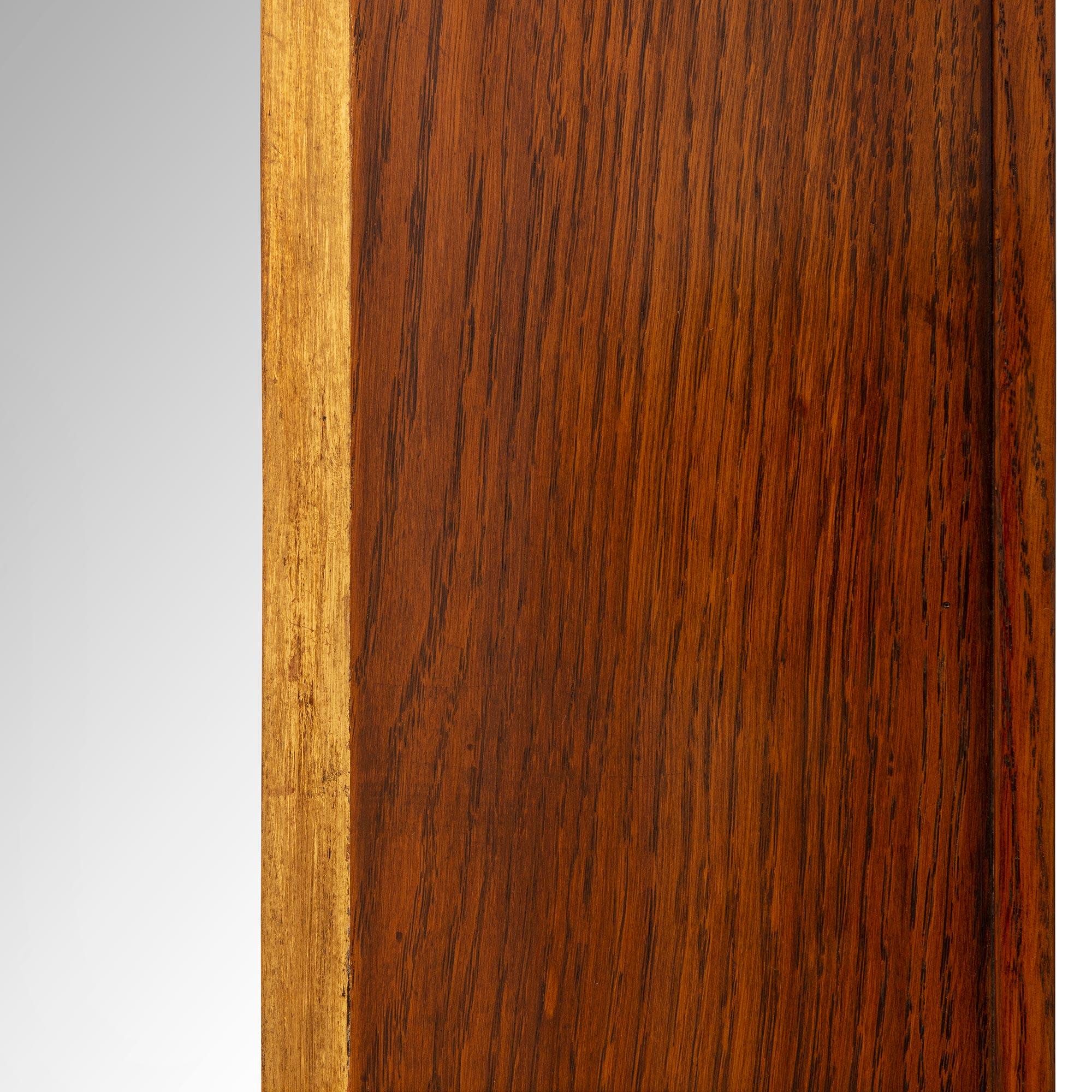 Italienischer Spiegel aus toskanischem Walnussholz, ebonisiertem Obstholz und vergoldetem Holz, 18. Jahrhundert im Zustand „Gut“ im Angebot in West Palm Beach, FL