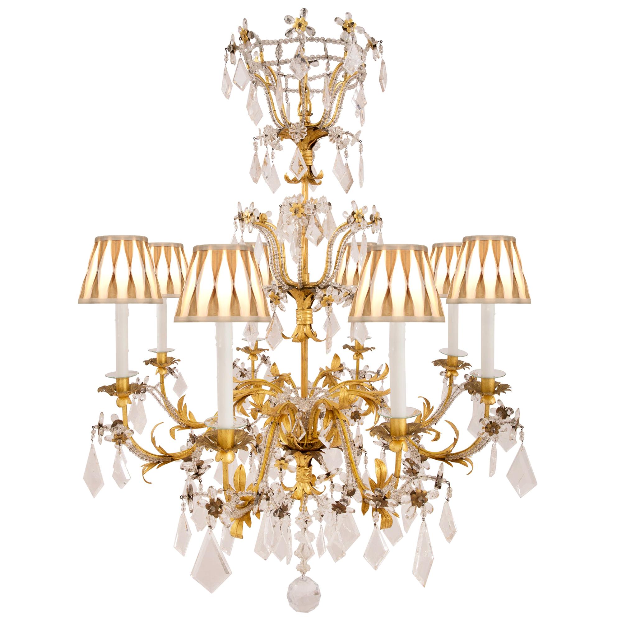 Crest Crystal Chandelier 8 Lights Crest Crystal Chandelier 8 Lights