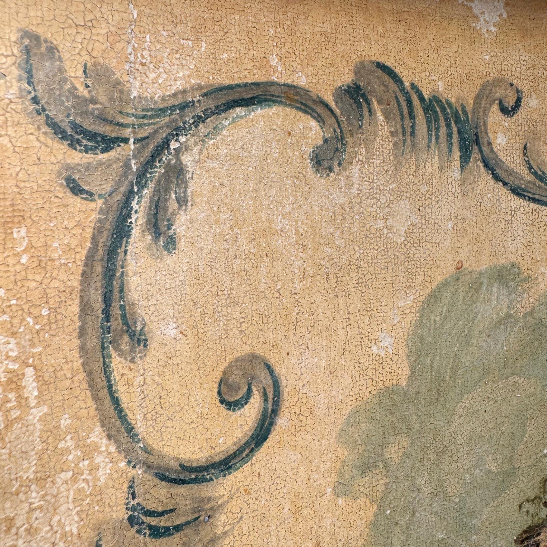 Italian 18th Century Venetian Hand Painted Chest Of Drawers For Sale 9