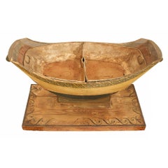 Italian 18th Century Venetian Patinated Wood Planter, circa 1780