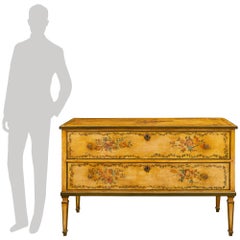 Italian 18th century Venetian st. hand painted commode