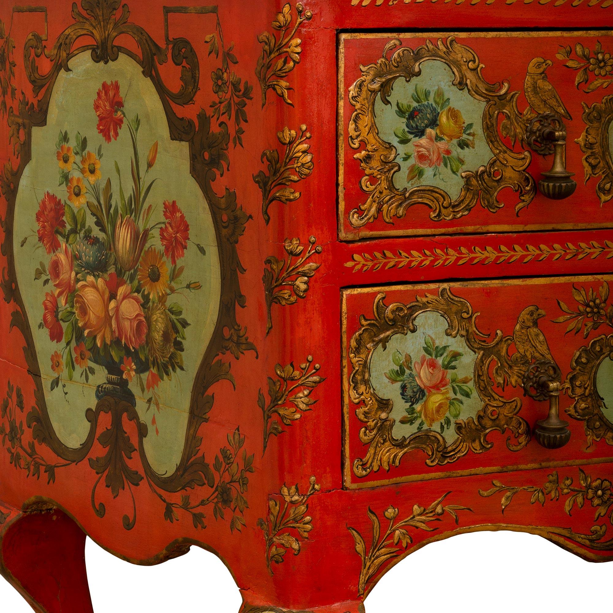 Italian 18th Century Venetian St. Painted Chest For Sale 1