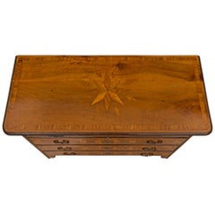 Italian 18th Century Walnut and Fruitwood Commode, from the Piedmont Region
