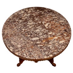 Italian 18th Century Walnut Center Table, from Tuscany